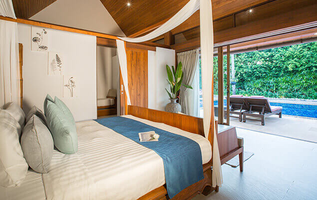 Baan Puri - Peony poolside suite overlooking to the pool